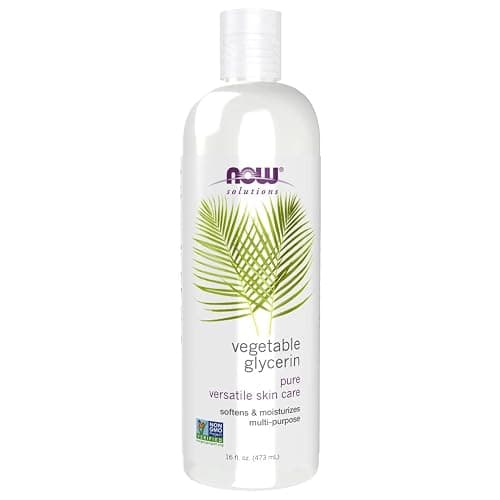 NOW Foods Solutions, Vegetable Glycerin, 100% Pure, Versatile Skin Care, Softening and Moisturizing, 16-Ounce - Image 1