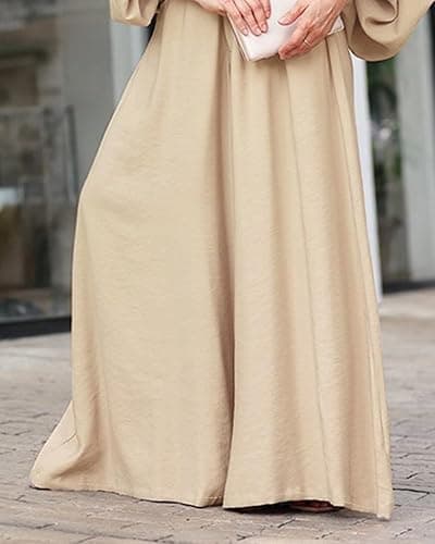 CHICME Women Summer 2 Piece Outfits Off Shoulder Top Flowy Wide Leg Pants Set Vacation Travel Airport Outfits thumbnail 3