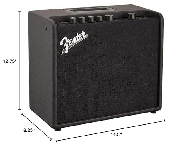Fender Mustang LT25 Guitar Amp, 25-Watt Combo Amp, with 2-Year Warranty, 30 Preset Effects with USB Audio Interface for Recording thumbnail 9