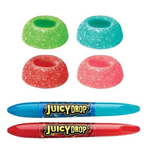 Juicy Drop Gummies - Sweet Gummy Candy & Sour Gel Pen - Gift Pack of 4 by Lyza's Sweets & Treats thumbnail 3