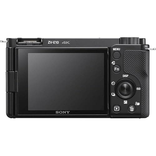 Sony ZV-E10 Mirrorless Camera with 16-50mm Lens Black ILCZV-E10L/B, Sony 18-105mm Lens, 64GB Memory Card, Color Filter Kit, Filter Kit, Corel Photo Software, Bag, and More thumbnail 3