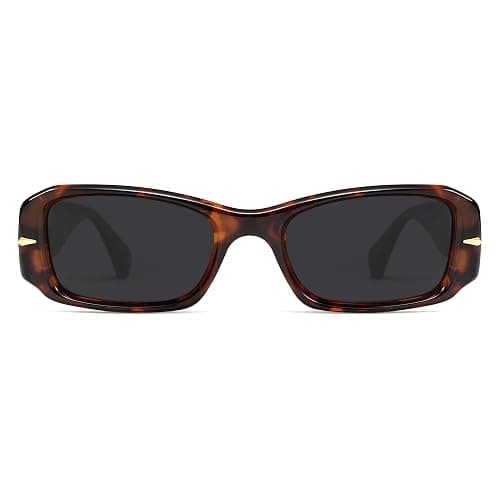 SOJOS Retro Rectangle Polarized Sunglasses Women Men 90s Sunnies UV Protection Womens Mens Sun Glasses SJ2366 thumbnail 3