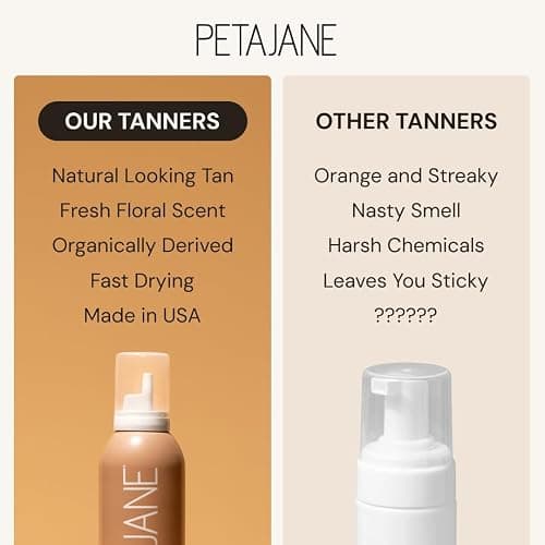 Medium Tanning Mousse 7oz - Made in the USA - Streak-Free, Fast-Absorbing, Lightweight, Vegan, Sunless Tanner for All Skin Types thumbnail 7