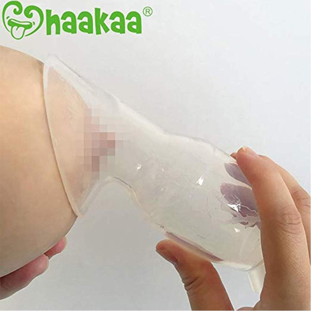 Haakaa Manual Breast Pump with Suction Base Breastmilk Collector Breastfeeding Pump thumbnail 4