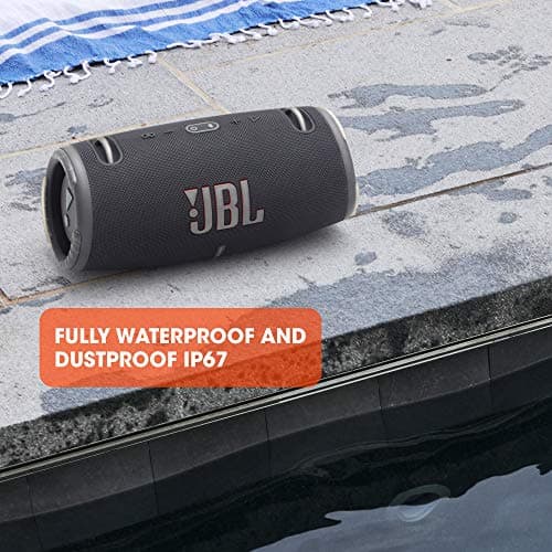 JBL Xtreme 3 - Portable Bluetooth Speaker, powerful sound and deep bass, IP67 waterproof, 15 hours of playtime, powerbank, PartyBoost for multi-speaker pairing (Blue) thumbnail 4