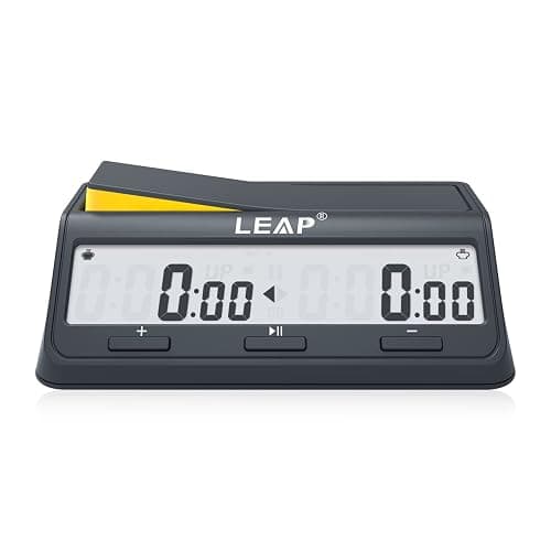 LEAP Chess Clock Digital Timer Advanced for Game and Chess Timer with Large Screen Bonus & Delay Count Down up Alarm thumbnail 4