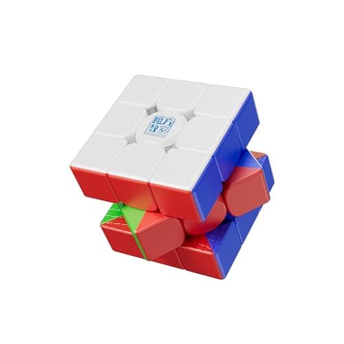 Moyu RS3M V5 2023 Ball Core UV Coated 3x3 Speed Cube with Robot-Shape Display Box, 3x3 Puzzle Cube Stickerless RS3M V5 MagLev Master Cube (MagLev+Ball-Core UV Coated) - Image 1