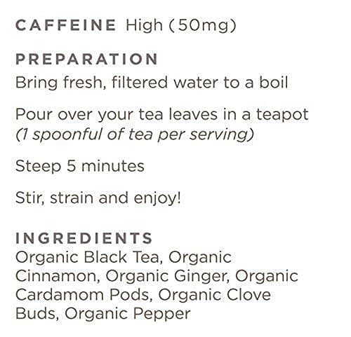 Golden Moon Tea, MASALA CHAI TEA, 181 Servings, Authentic Original Organic Recipe | Organic spiced chai – whole cardamom, cinnamon & ginger. No artificial flavors. 181 servings, 1lb bulk. thumbnail 9