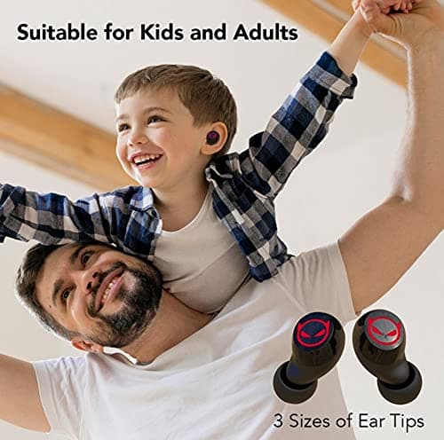 Jinpei Cute Litte Devils Wireless Earphones, Waterproof, CVC 8.0 Noise Cancelling in-Ear erbuds, TWS Stereo Headphones, Built in Mic Headset Premium Sound with Deep Bass,JE-01B_B29 thumbnail 5