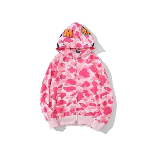 Shark Camouflage Zip Up Hoodie for Men Women - Image 1