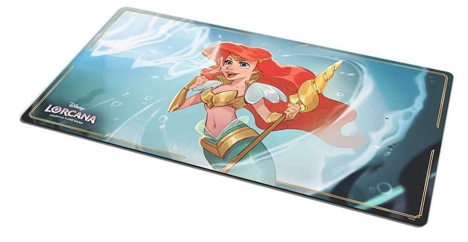 Ravensburger Disney Lorcana TCG Playmat Featuring Ariel - Sonic Warrior - Protects Cards - Versatile Game, Desk, or Mouse Pad - Suitable for Ages 8+ thumbnail 4