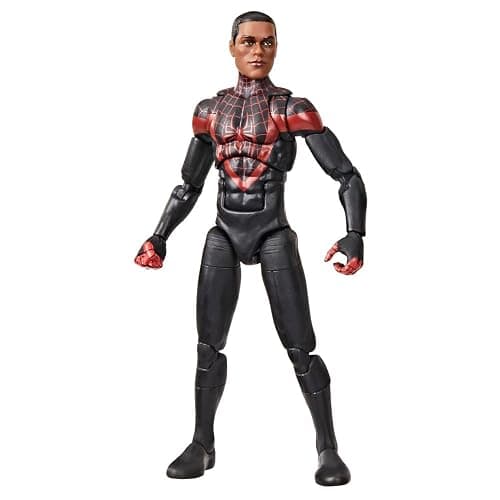 Marvel Legends Series Ultimate Miles Morales, Spider-Man Comics-Inspired Collectible 6-Inch Scale Action Figure with Character-Sized Comic Accessory thumbnail 5