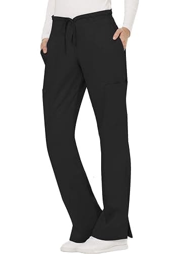 Cherokee Scrubs for Women Mid Rise Moderate Flare Drawstring Pant with 5 Pockets, Ultra Soft & Breathable Fabric - WW120 thumbnail 8
