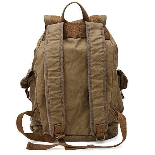Gootium Canvas Backpack - Vintage Outdoor Rucksack Travel Day Pack thumbnail 7