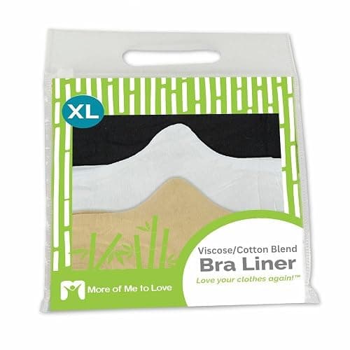Super Soft, Sweat Wick Bra Liner, 70% Viscose & 30% Cotton, No Tags, No Seams, Size: XL thumbnail 7