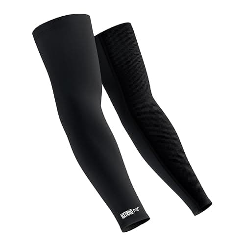 1 Pair Nxtrnd Compression Arm Sleeves for Men, Breathable Football, Basketball, Baseball Accessory, Adult & Kids thumbnail 4