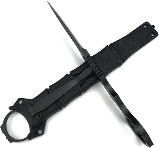 Fixed Blade Knife with Kydex Sheath | 440C Stainless Steel Outdoor Knife | Full Tang Portable KNIFE for Hiking & EDC thumbnail 4