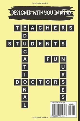 Medical Crossword Puzzles: Crossword Puzzle Book With Solutions for Doctors, Nurses, Med-Students, Paramedics, Healthcare Professionals, and ... Medical Terms, Anatomy, Diseases, and More thumbnail 2