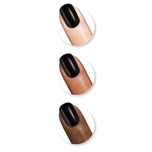 Sally Hansen Insta-Dri, Back to Black, Quick Dry, Long Lasting, Opaque, ShinyBlack Nail Polish thumbnail 3