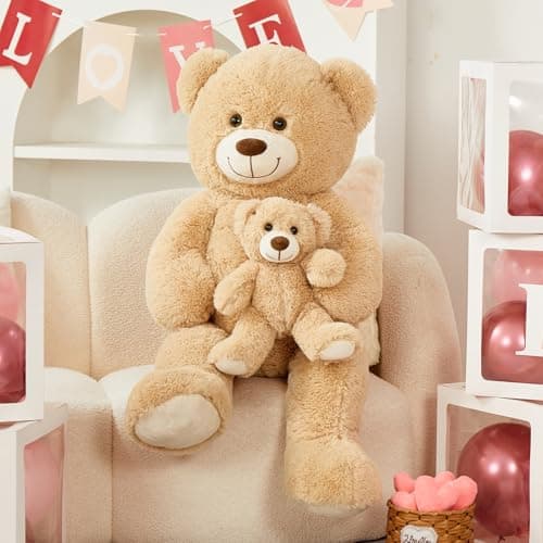 Big Teddy Bear with Baby thumbnail 5