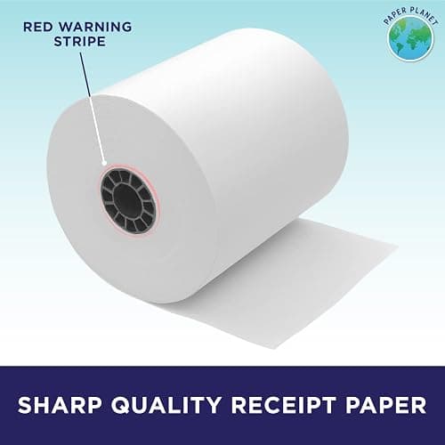 Thermal Paper for Clover POS (Clover Station Thermal Printer) by Paper Planet | Credit Card Receipt Rolls for C500 C501 C503 C100 P100 | 20 Rolls thumbnail 4