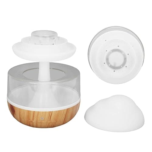 TOPINCN Rain Cloud Humidifier Essential Oil Diffuser, 7 Color Night Light Ultrasonic Cool Mist Aromatherapy Diffuser for Home Bedroom Office, Auto Off Timer Relaxation thumbnail 7