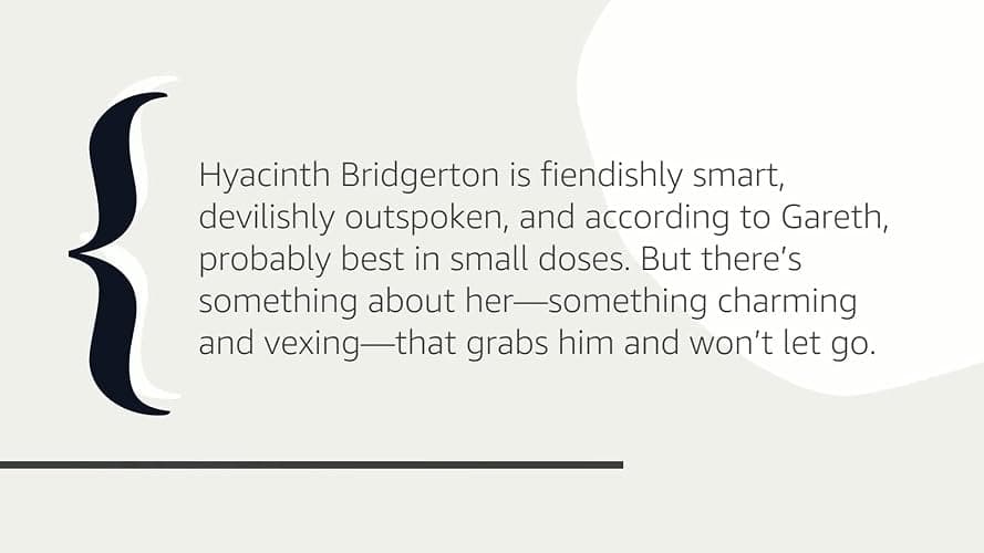 It's in His Kiss: Bridgerton: Hyancinth's Story thumbnail 3