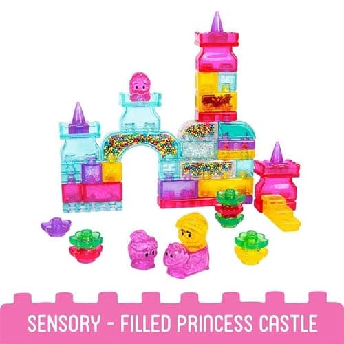 Jelly Blox Classic Castle Set | Includes 45 Pieces | Toddler & Preschool Building Blocks Kids Can Squeeze, Stretch, Squish | MESH ACCREDITED | Safety Tested & Ouch-Free | Sensory Play Toy for Ages 2+ thumbnail 3