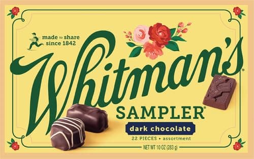 Whitman's Sampler Mother's Day Gift Box, Dark Chocolate Assortment, 10 Ounce (22 Pieces) thumbnail 3