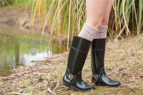 SherryDC Women's Cable Knit Long Boot Stocking Socks Knee High Winter Leg Warmers thumbnail 4