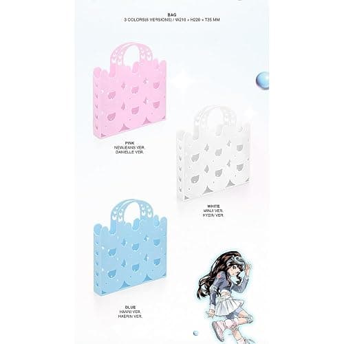 NewJeans - 2nd EP Get Up [Bunny Beach Bag ver.] Album (NEWJEANS ver.) + 3 Extra Photocards Set thumbnail 3