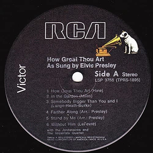 How Great Thou Art Sung By Elvis RCA Victor LP Vinyl RCA Victor LSP-3758, NM/NM! thumbnail 2