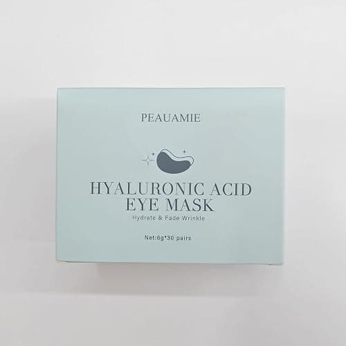PEAUAMIE Under Eye Patchs Hyaluronic Acid Eye Mask for Dark Circles and Puffiness Wrinkle Eye Bags 30 Pairs thumbnail 8