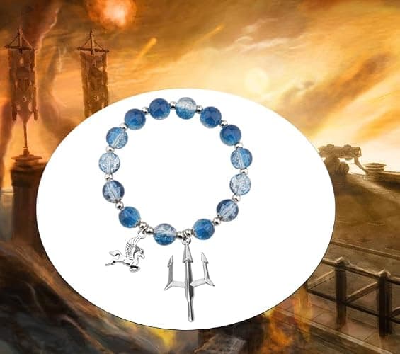 Zuo Bao Movie Inspired Necklace Heroes of Olympus Bracelet Camp Half Blood Brooch Pin thumbnail 5