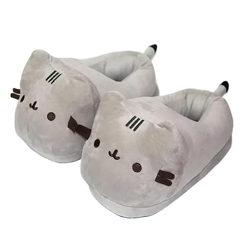 Cartoon Covered Slippers Warm Winter Slides Soft Plush Doll Indoor Cute Anime Bedroom Shoes Home Use EU38-42 - Image 1