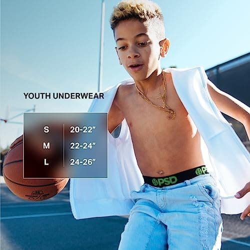 PSD Underwear Boys Boxer Briefs - Animal Print, Comfortable Active Underwear for Boys, Packs & Singles thumbnail 2