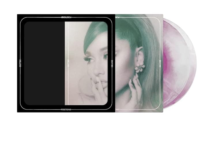 Positions - Exclusive Limited Deluxe Periwinkle Swirl Colored Vinyl 2LP w/ Poster & Sticker Sheet - Image 1