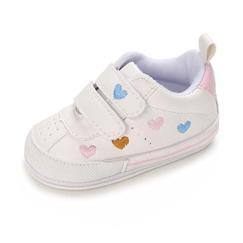 Clowora Baby Boys Girls Shoes Non-Slip Rubber Sole Sneakers Infant First Walking Toddler Crib Shoes Newborn Loafers Flats. thumbnail 5