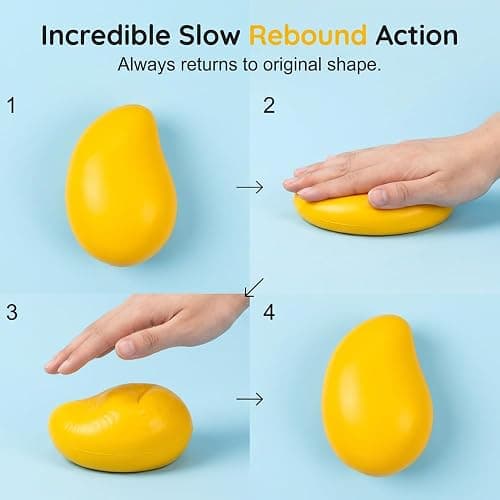 Crunchy Mango Squishy, 2026 New Fast Rebound Chameleon Mango Stress Ball (green-1pcs) thumbnail 7