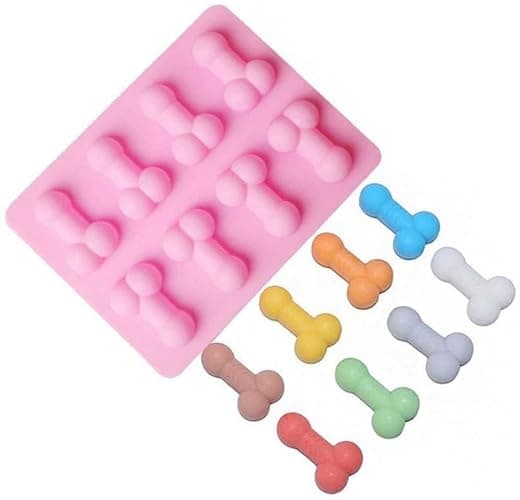 1 Pcs Funny Shape Silicone Mold for Birthday Single Party Baking Pan Handmade DIY Mousse Chocolate Fondant Soap Cake Ice Cube Mould Tool Novelty Cake Pans Set Kit H9-1 thumbnail 4