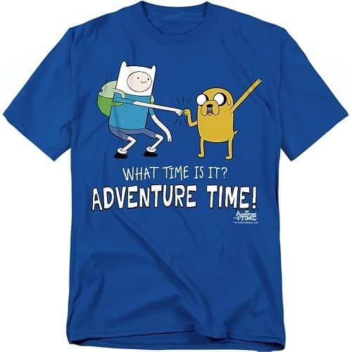 Popfunk Adventure Time What Time is It Cartoon Network T-Shirt Kelly Green - Image 1
