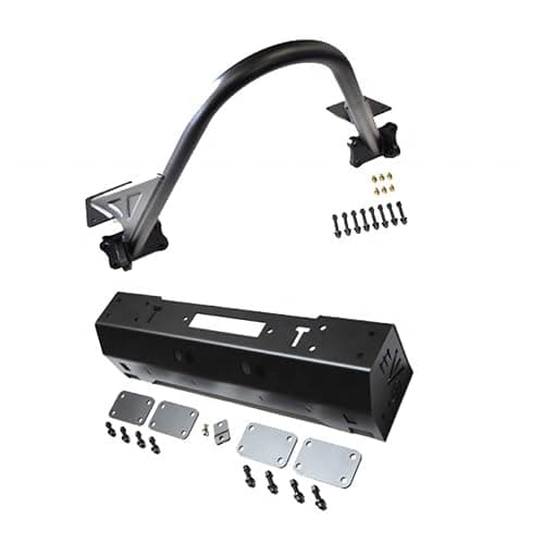 Protezione paraurti anteriore stile Evo compatibile for Jeep Wrangler JK Bull Bar thumbnail 2