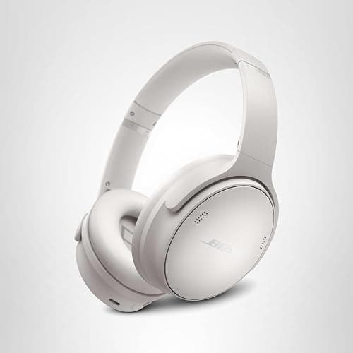 Bose QuietComfort Headphones - Wireless Bluetooth Headphones, Active Over Ear Noise Cancelling and Mic, USB-C Charging, Deep Bass, Up to 24 Hours of Playtime, White Smoke thumbnail 8