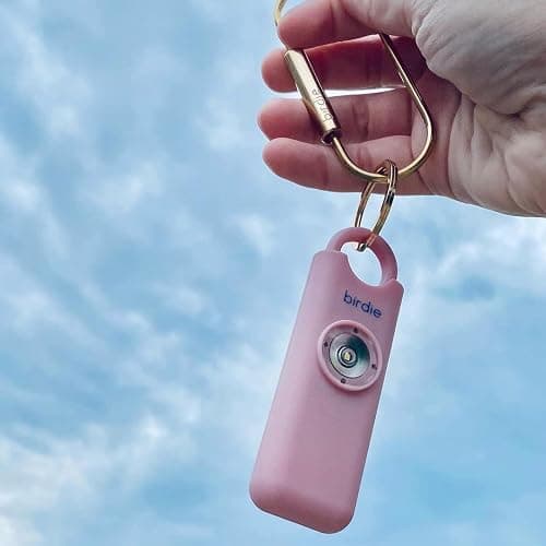 She’s Birdie–The Original Personal Safety Alarm for Women by Women–Loud Siren, Strobe Light and Key Chain in a Variety of Colors (Blossom) thumbnail 2