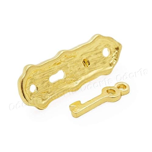 Odoria 1/12 Miniature Door Knob Lock and Key Dollhouse Decoration Accessories thumbnail 5