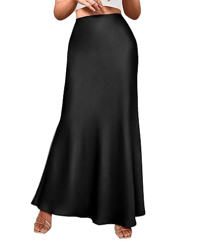 BTFBM Womens Fall Skirts 2025 Business Casual Clothes High Waisted Cocktail Party Wedding Guest Mermaid Maxi Skirt - Image 1