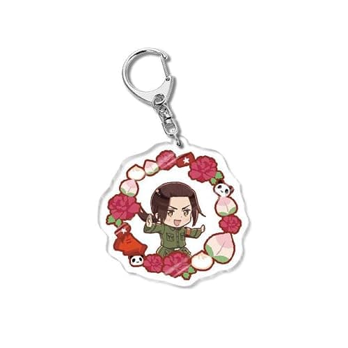GO2COSY Set of 8 Anime Axis Powers Hetalia Acrylic Keychain Pendant Key Chain Style C thumbnail 2