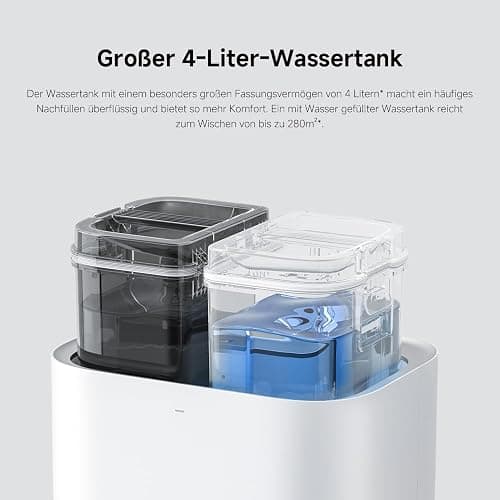 Xiaomi Robot Vacuum X20+ Saugroboter mit Absaugstation und 4L/4L Frisch- & Altwassertank - 2 rotierende, Auto-Trocknung Wischmops, Bis 280m² wischen, 6000Pa Saugkraft, LDS-Navigation, Alle Bodentypen thumbnail 11