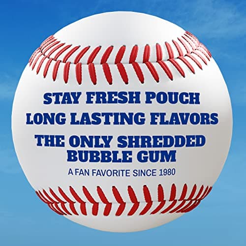 Big League Chew Big Rally Blue Raspberry Bubble Gum - Bold Blue Raspberry Blast | Perfect for Baseball Games, Teams, Concessions, Parties, and More | Pack of 12 Bags (2.12oz Each) thumbnail 6