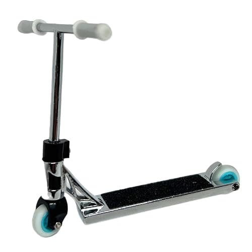 LC BOARDS Finger Scooter Metal V2 Park Silver Chrome - Image 1